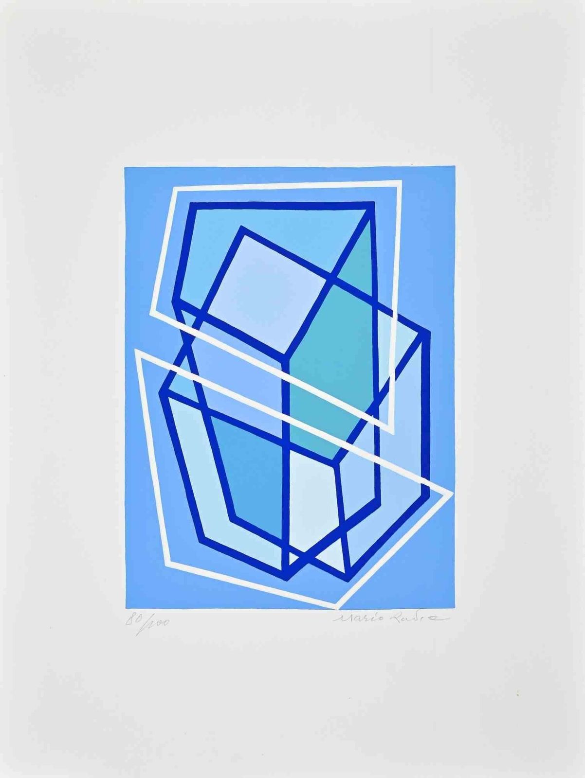 Mario Radicea Una Donna Del Malabar   Screen Print By Mario Radice   19641964