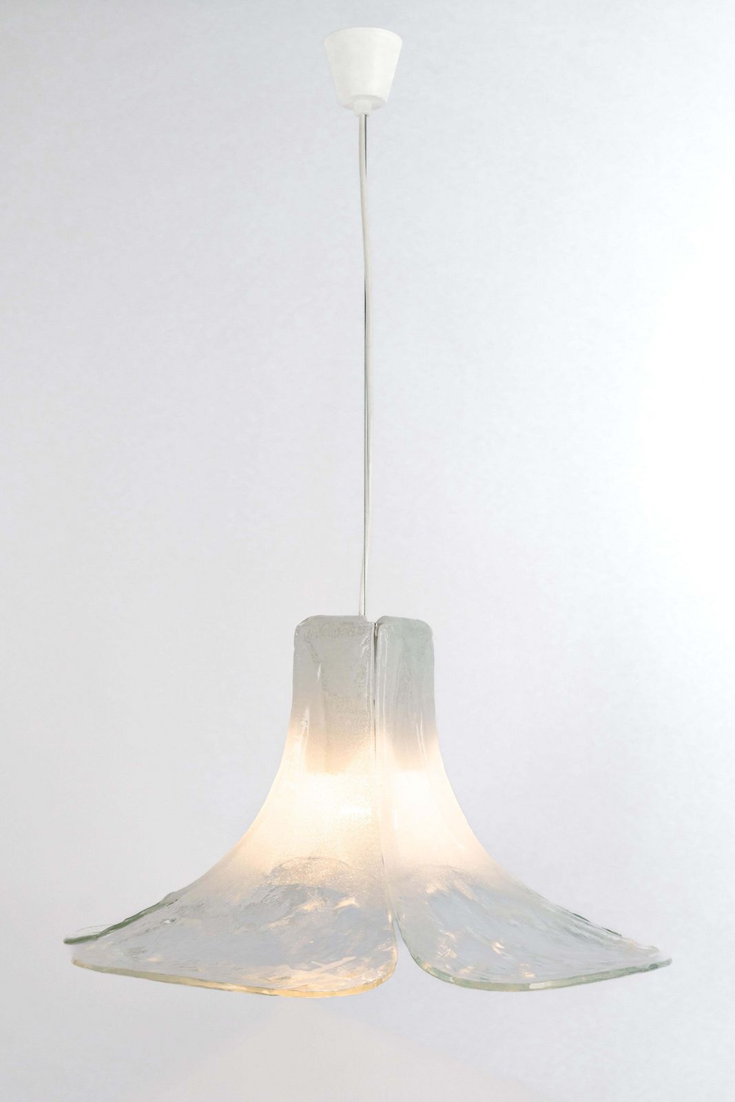 1 Of 2 Stunning Murano Pendant Light Designed By Carlo Nason For Kalmar, 1970s photo 1695.0