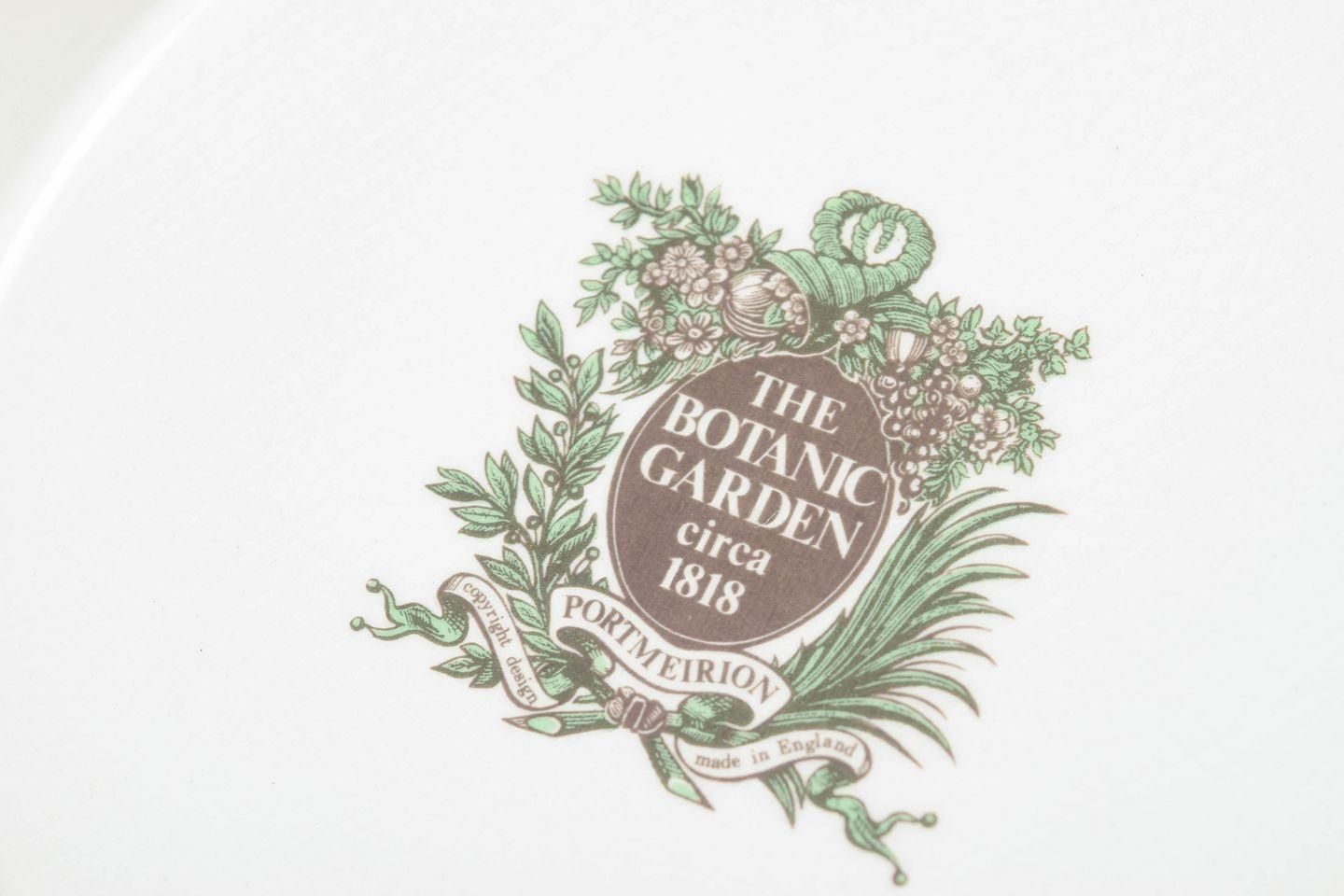 Portmeirion England. Set Of 5 Deep Faience Plates. "The Botanic Garden" Series. photo 303.0