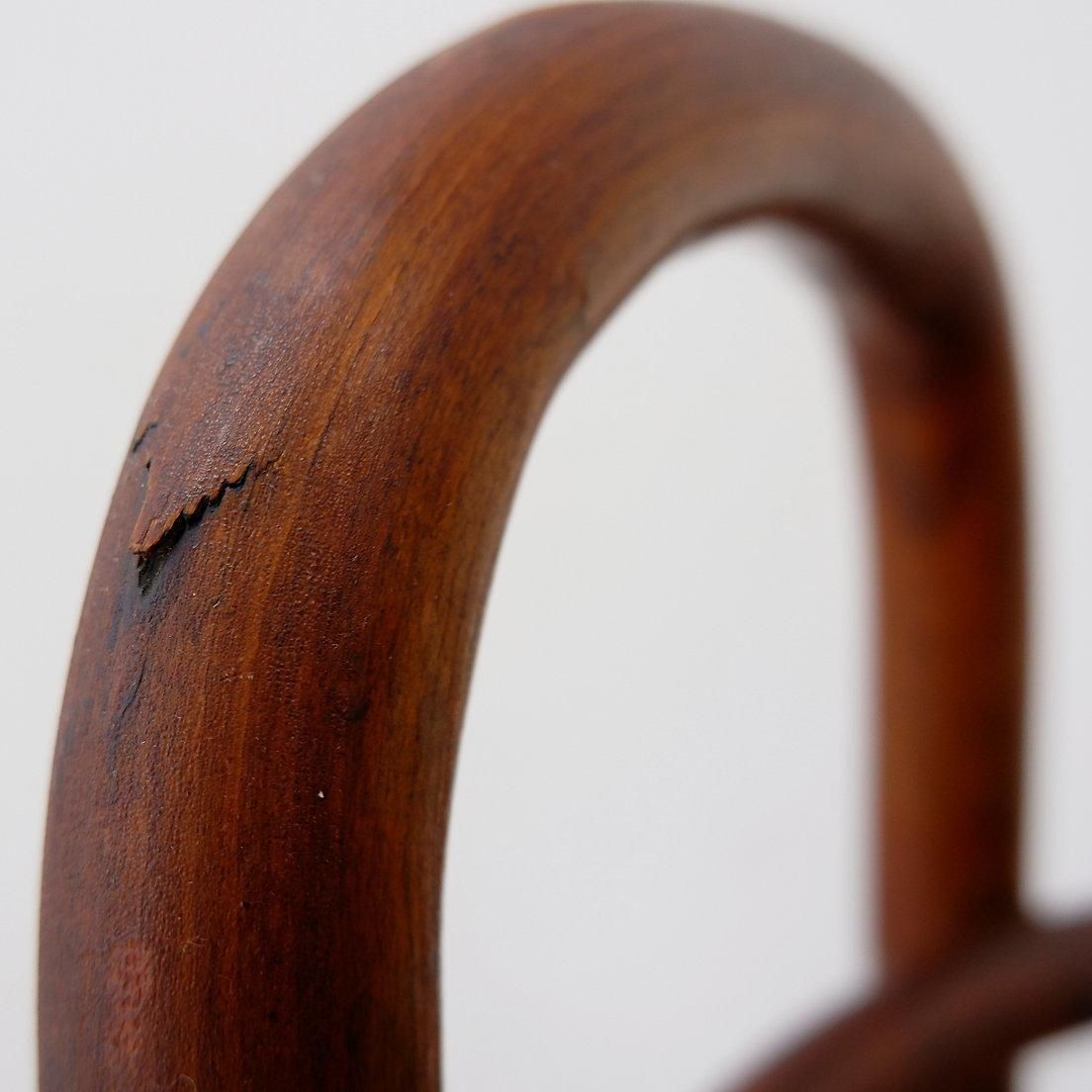 photo vinterior Bentwood Pedestal   Flower Stand Attributed To Jacob & Josef Kohn, 1890s