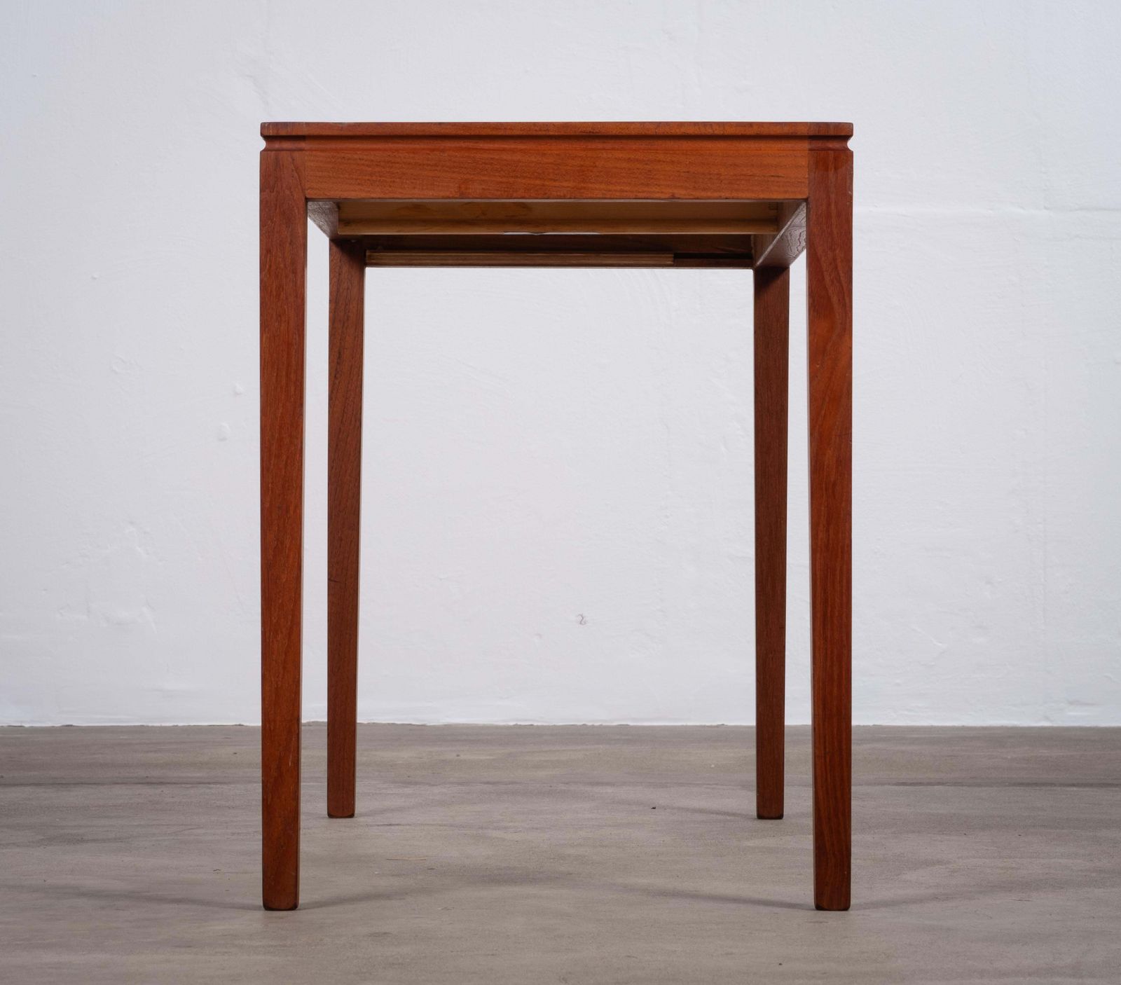 Danish Teak Coffee / Side Table With Tile Top, 1960s photo vintage