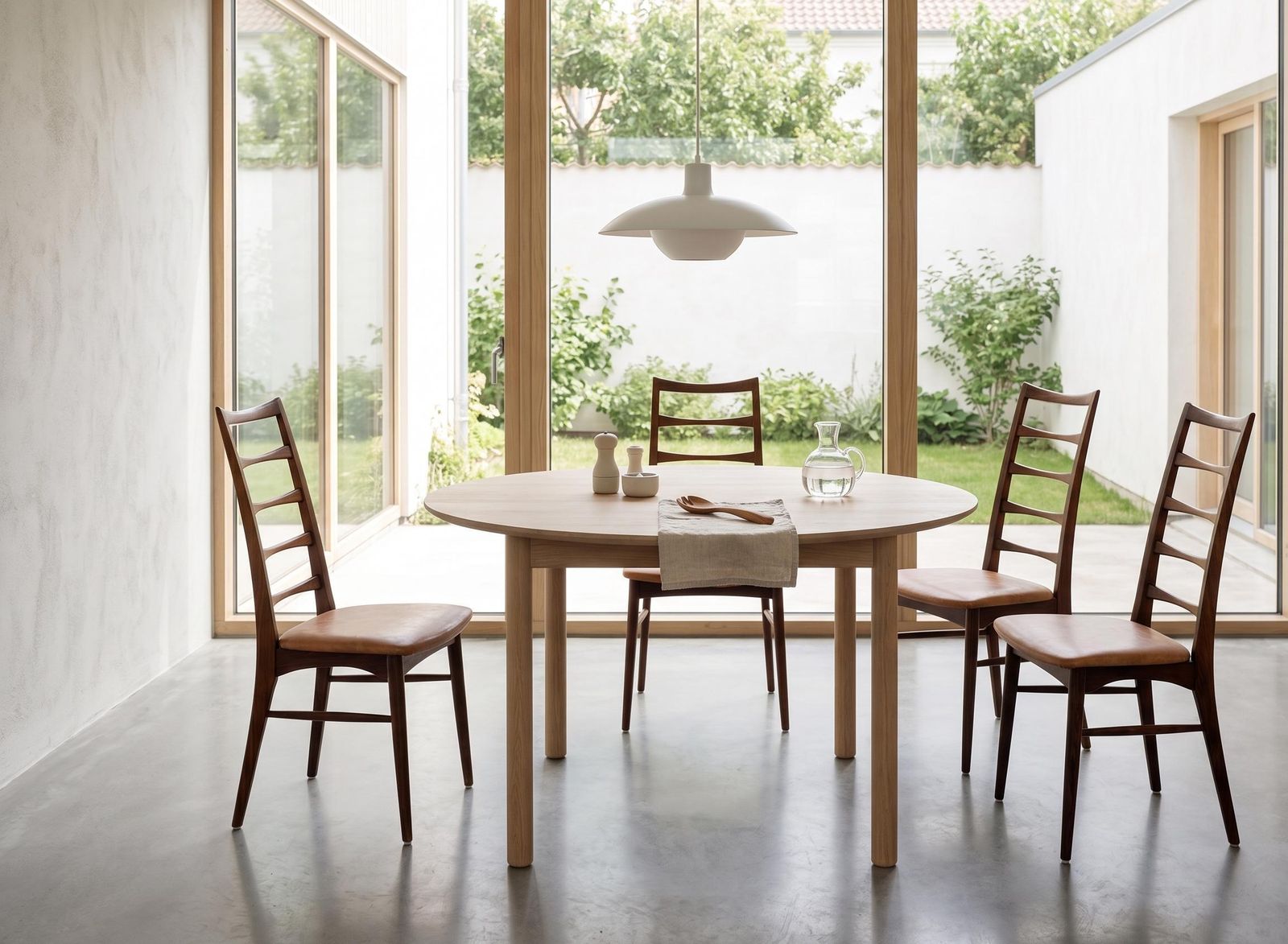 Furniture Set Of 4 ‘Lis’ Dining Chairs In Rosewood By Niels Koefoed, Denmark, 1960s photo