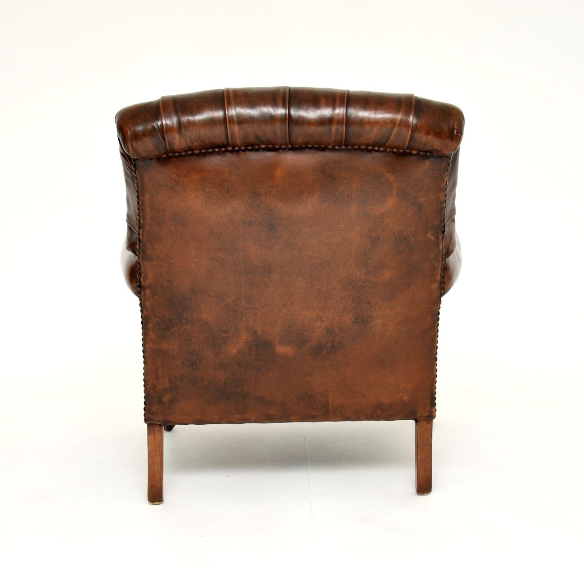 photo furniture Antique Edwardian Leather Armchair