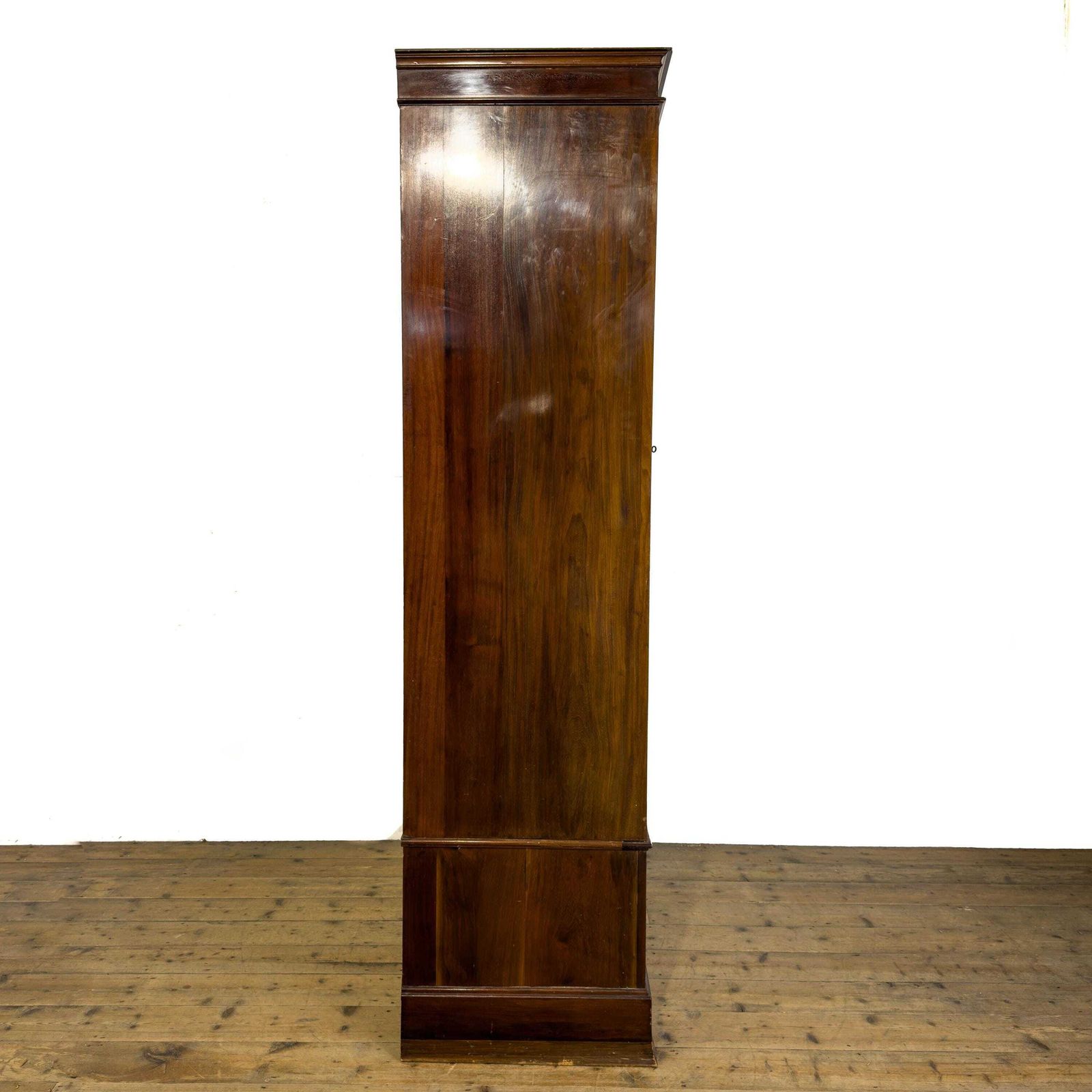 Antique Edwardian Mahogany Mirrored Wardrobe | Antique Wardrobe | Storage Cupboard | Antique Storage | Vintage Furniture photo vinterior