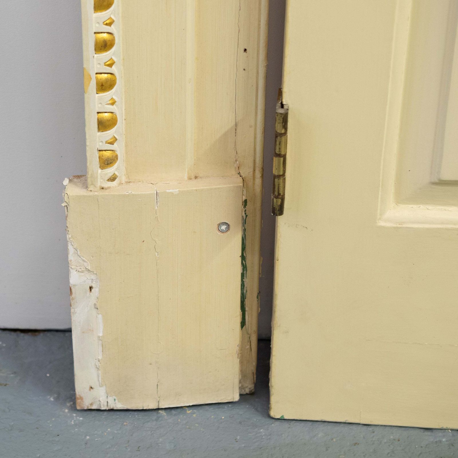 photo for sale Impressive Set Of 2 Double Doors With Early 19th Century Pediments | Regency Overdoors