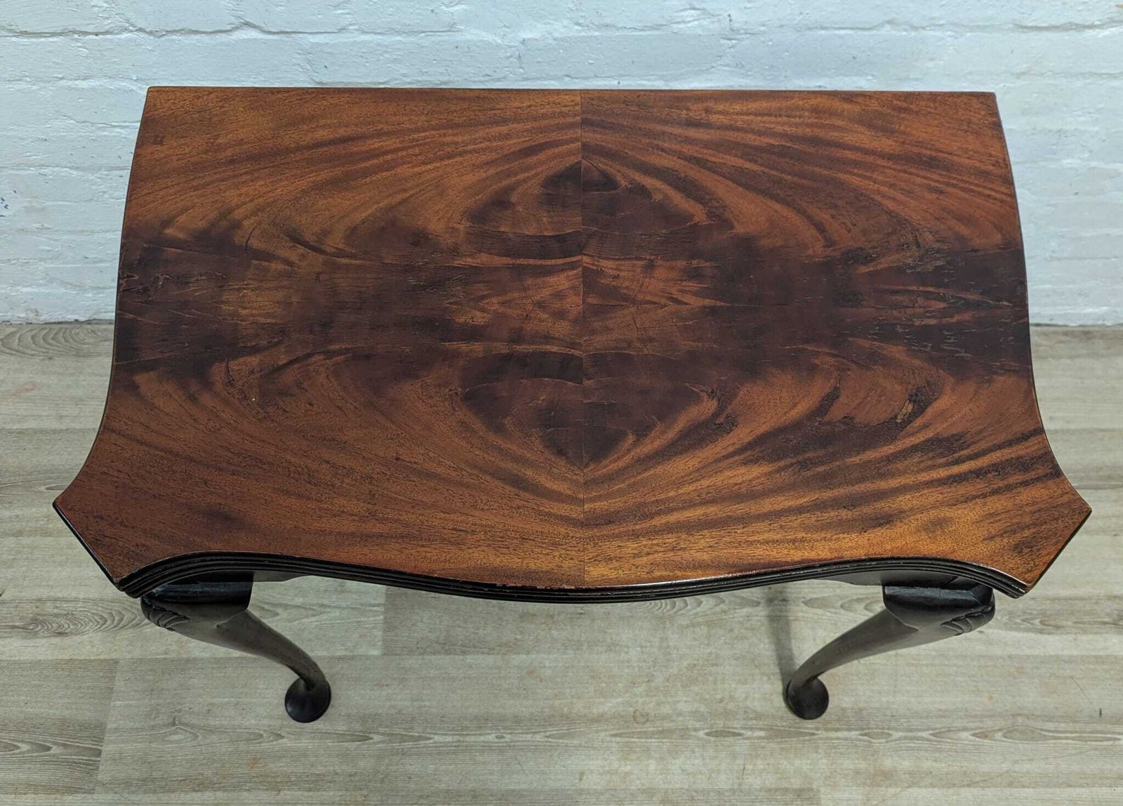 Queen Anne Style Mahogany Flip Top Games Table photo 95.0