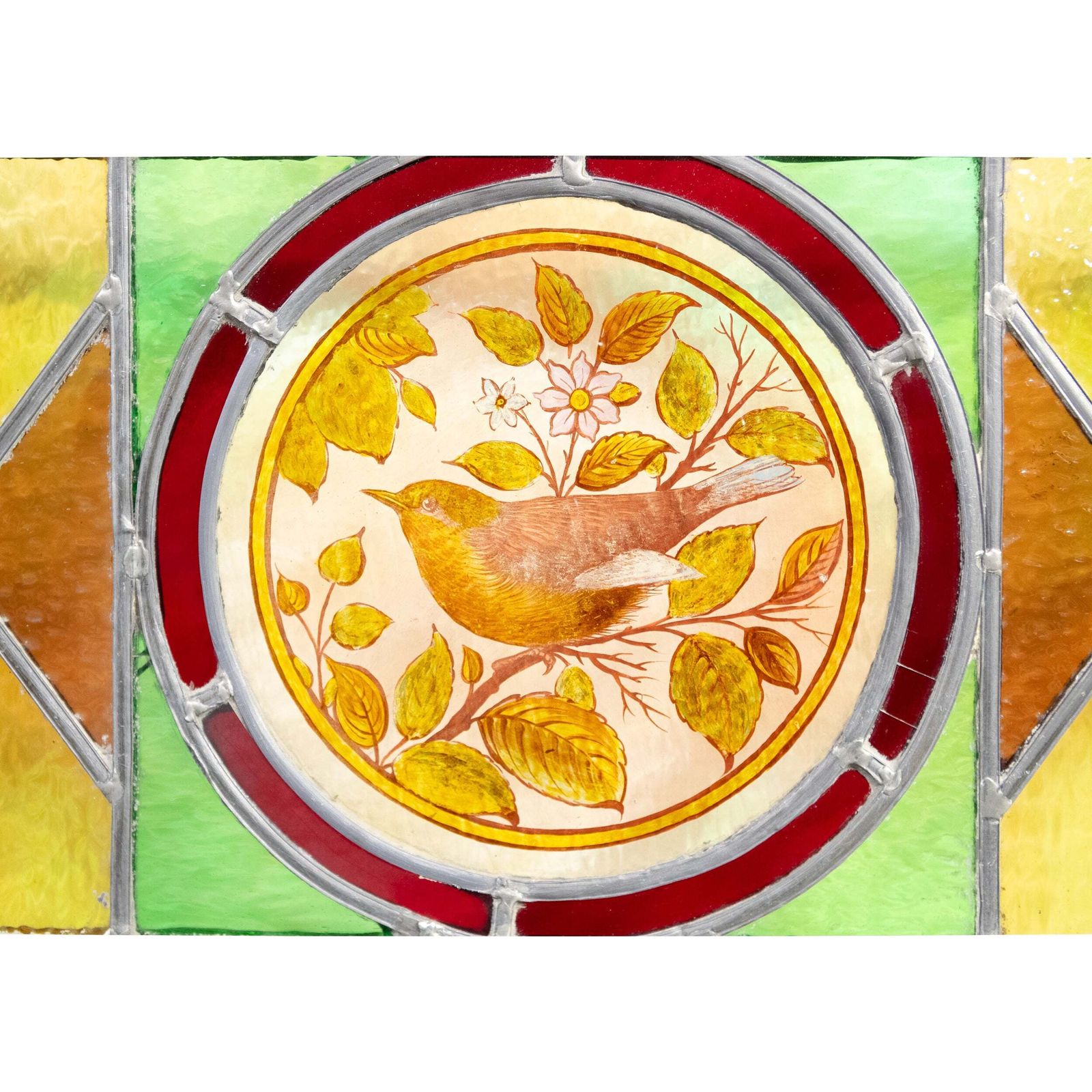 Antique Stained Glass Door   193.5cm X 80.5cm photo for sale