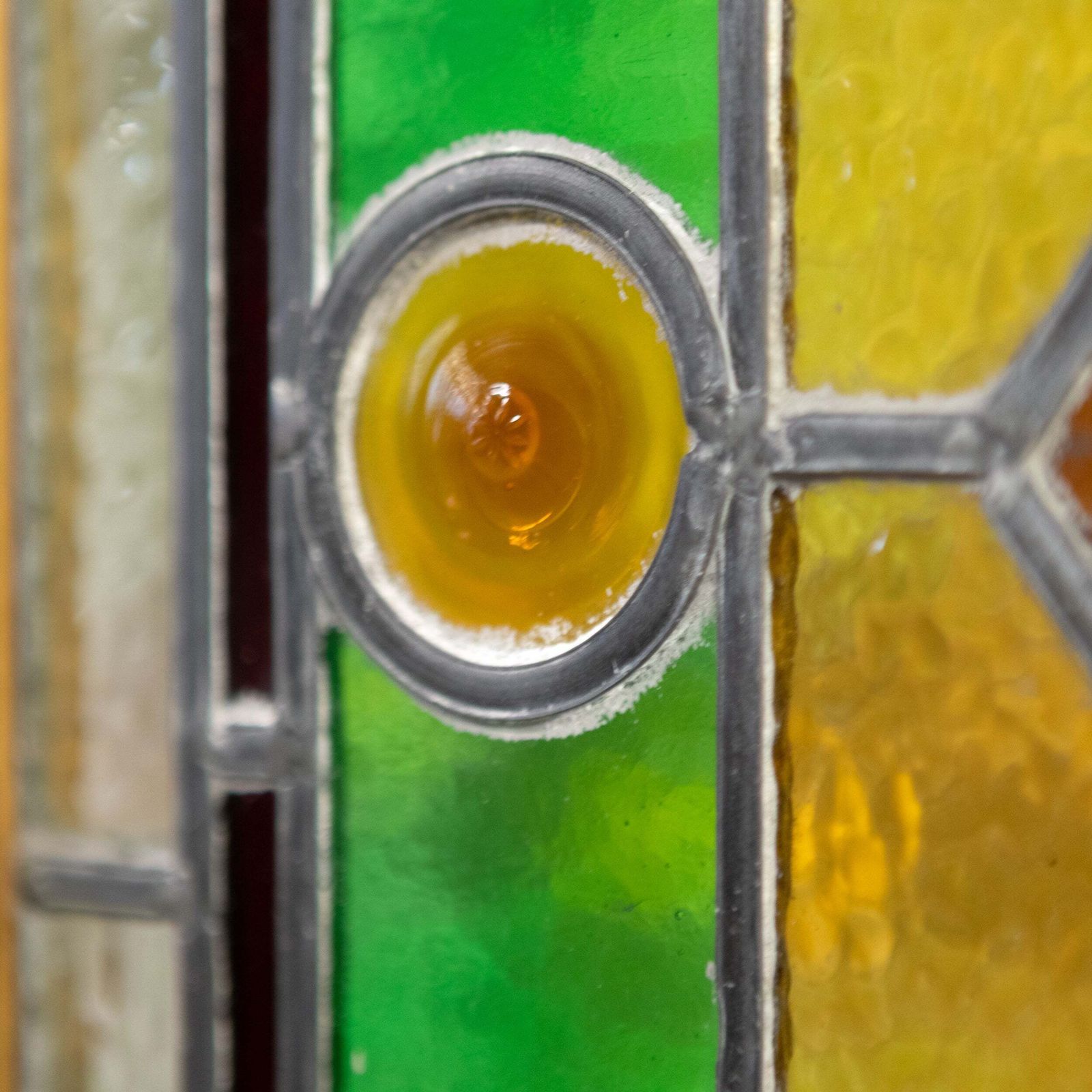 Antique Stained Glass Door   193.5cm X 80.5cm photo Home Fixtures