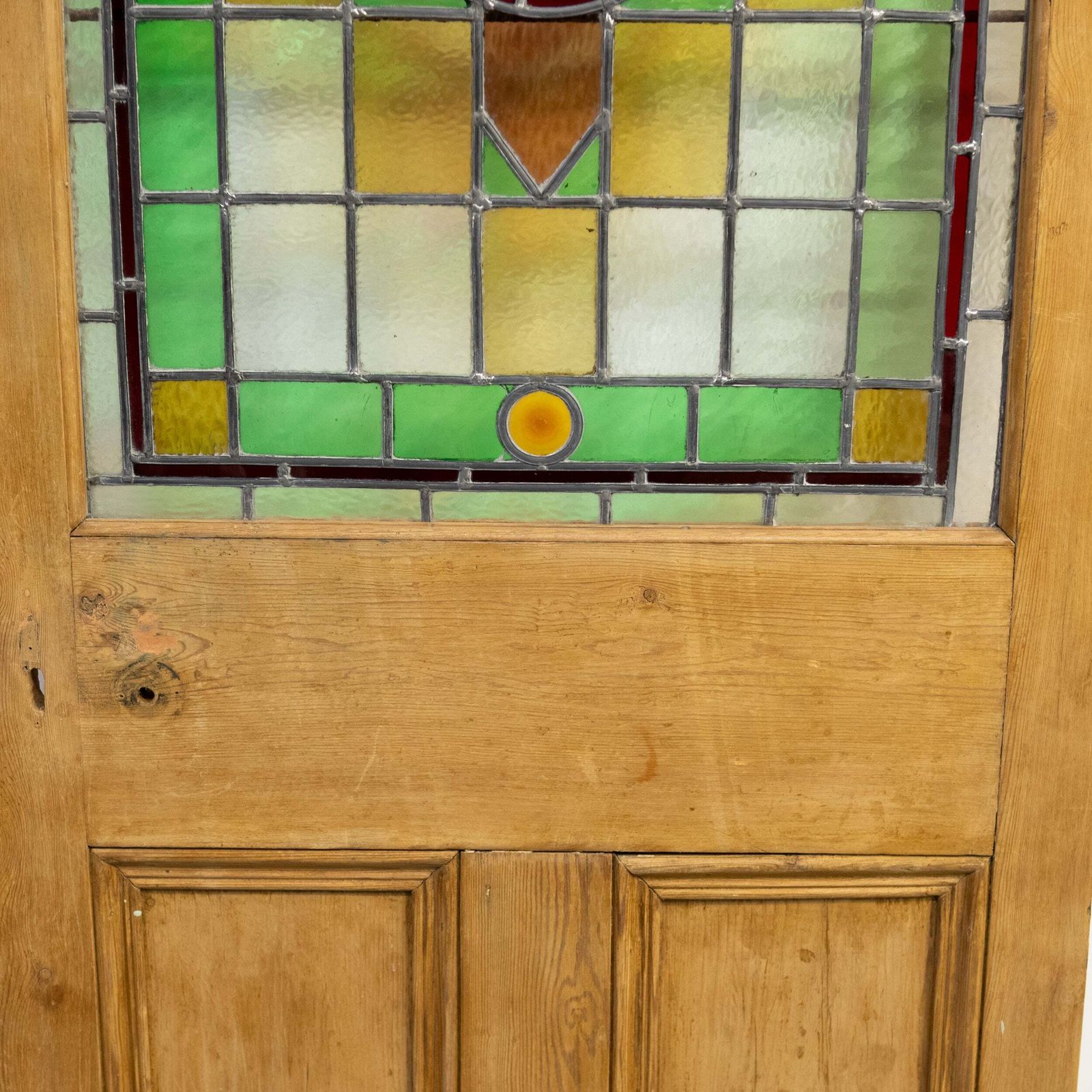 photo for sale Antique Stained Glass Door   193.5cm X 80.5cm