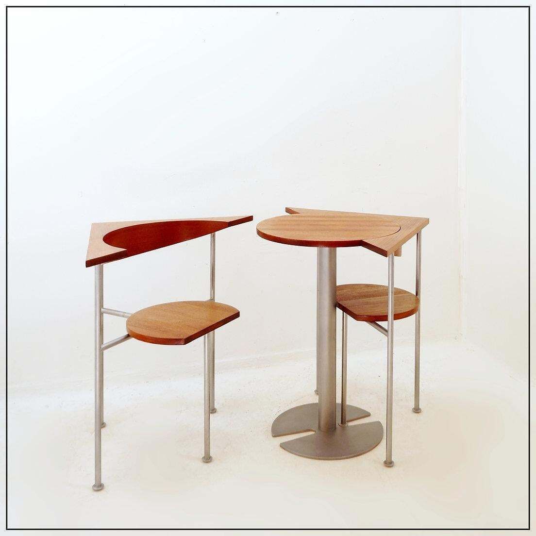 Tea For Two Bistro  Set By By Chung Myungchul For Lister Lutyens   1990s photo for sale
