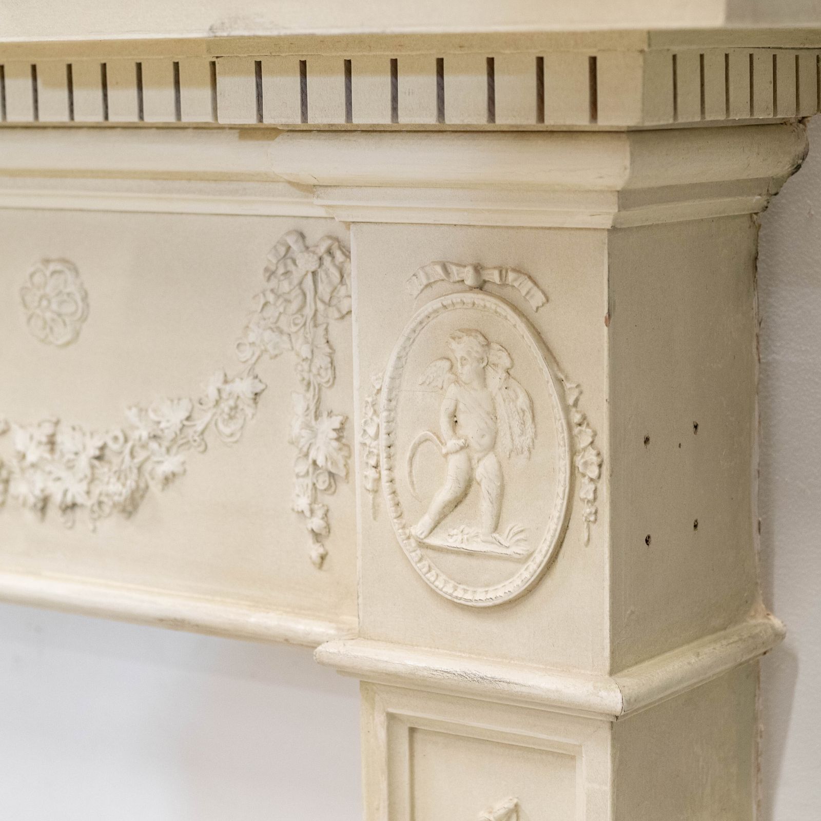 Ornate Wooden Regency Style Fireplace Surround photo buy