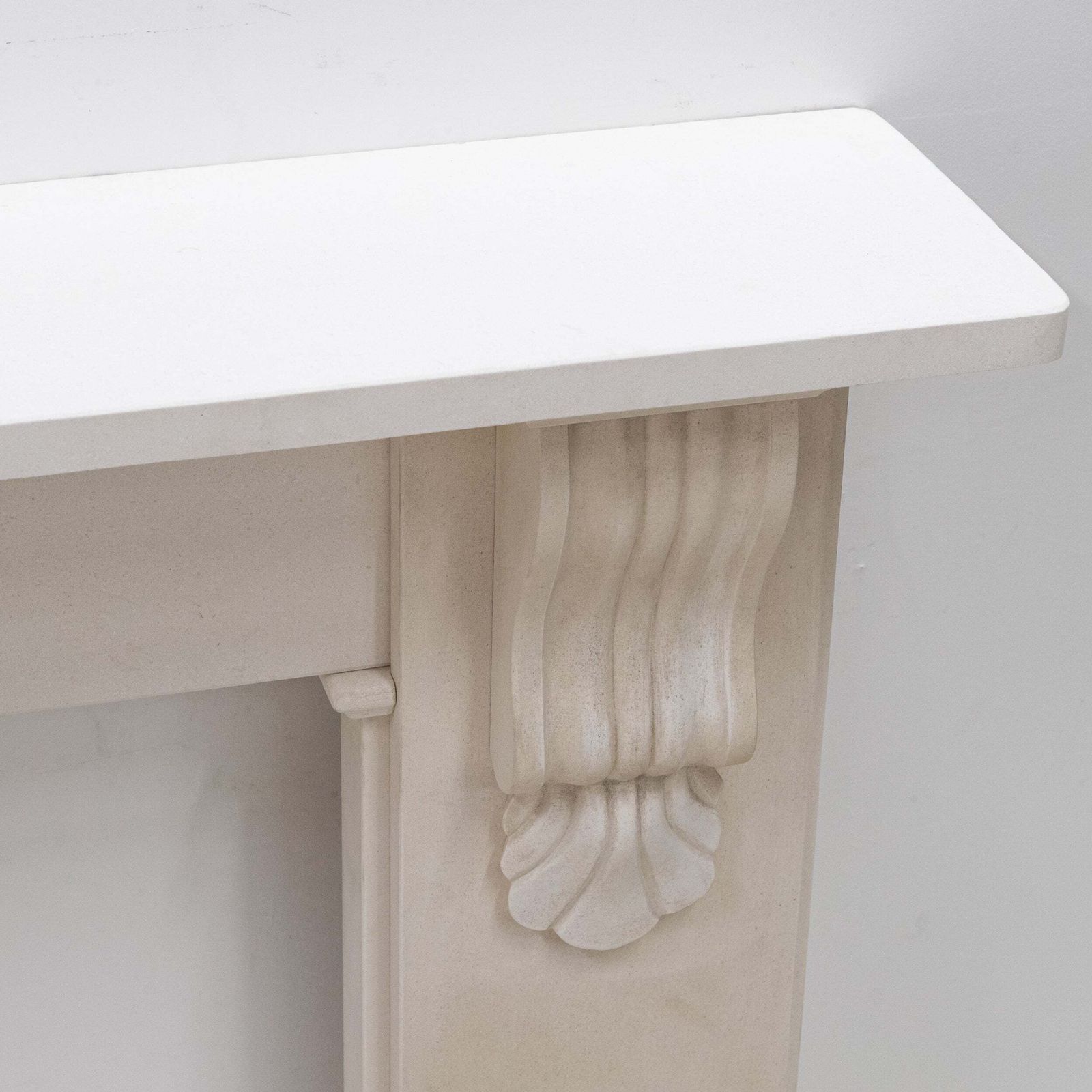 Home Fixtures Reclaimed Victorian Style Carved Limestone Surround With Corbels photo