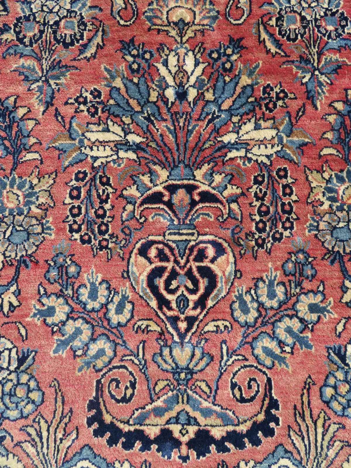 Antique Pictorial Floral Rug. 211cm X 136cm. photo for sale