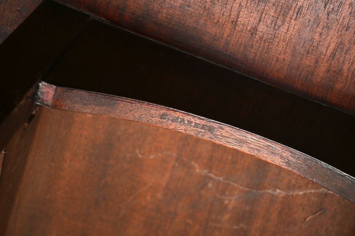 Antique Edwardian Mahogany Side Table photo vinterior