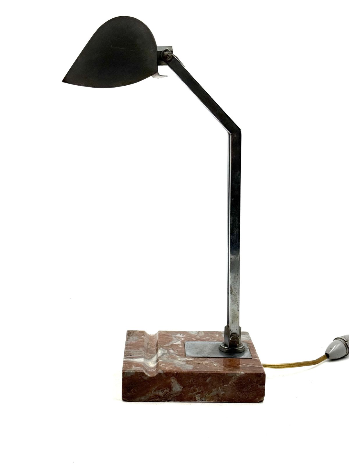 Art Déco Desk Lamp, Fare France, Circa 1930 photo vintage