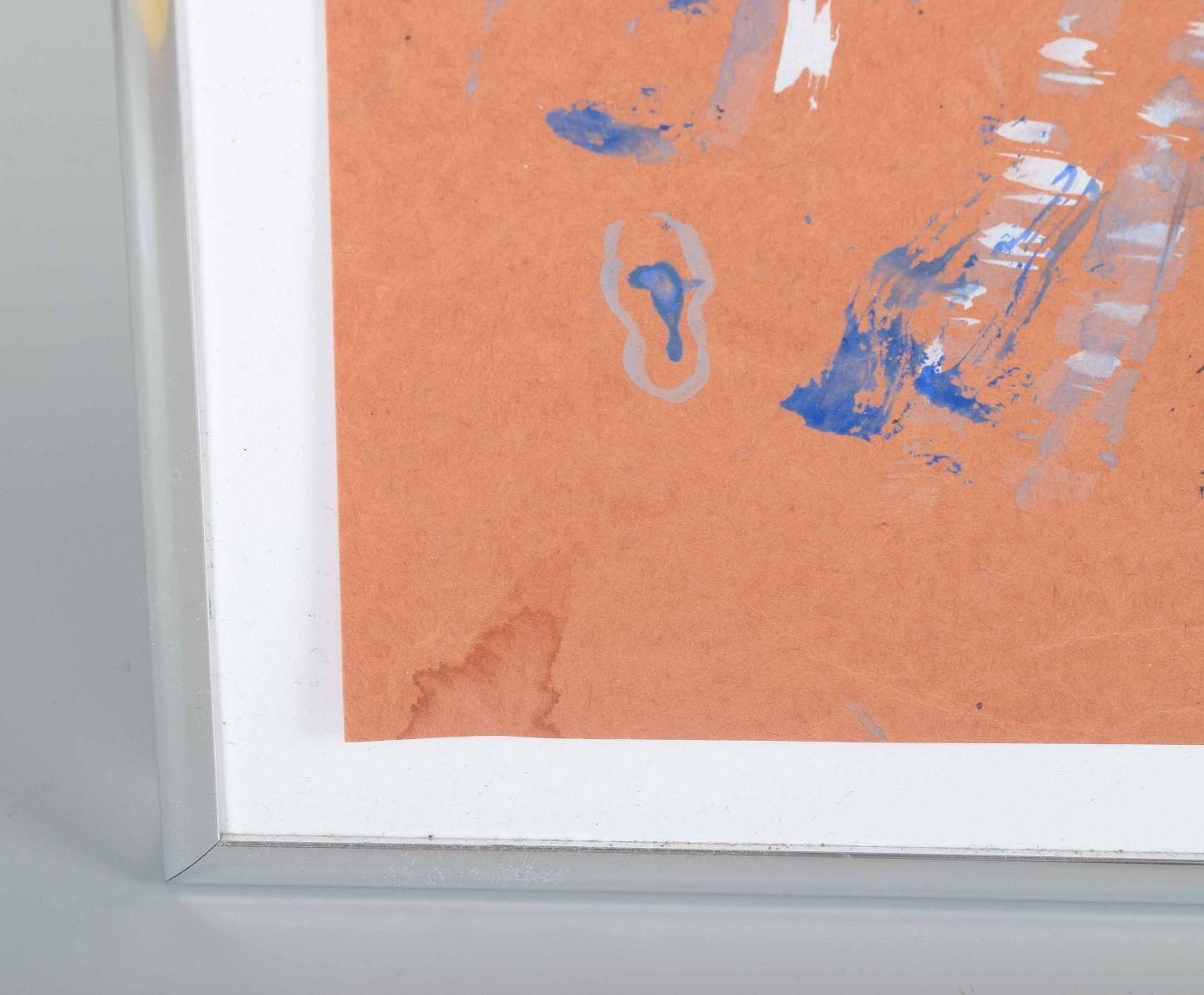 Artiste inconnu. Composition abstraite. Techniques mixtes sur papier. 1964 photo 378.0