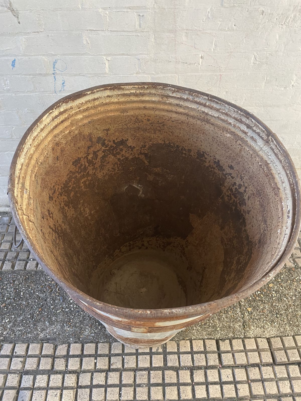 Extra Large Vintage Turkish Galvanised Olive Vessel Tree Planter photo furniture