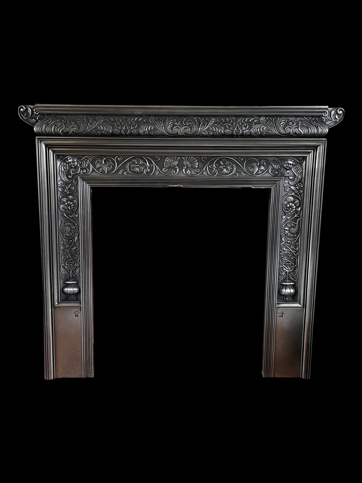 Beautiful Cast Iron Fire Surround By Coalbrookdale photo for sale