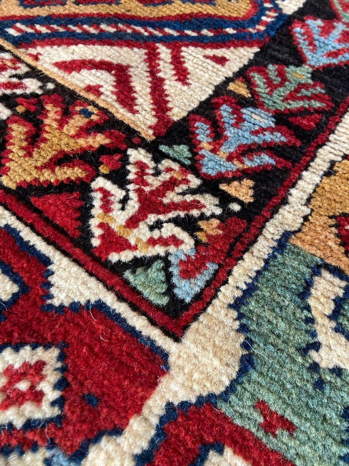 photo furniture Antique Caucasian Rug 2.58m X 1.25m