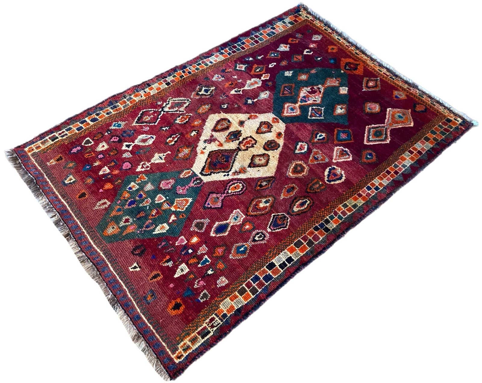 Vintage Gabbeh Rug 1.60m X 1.05m photo for sale