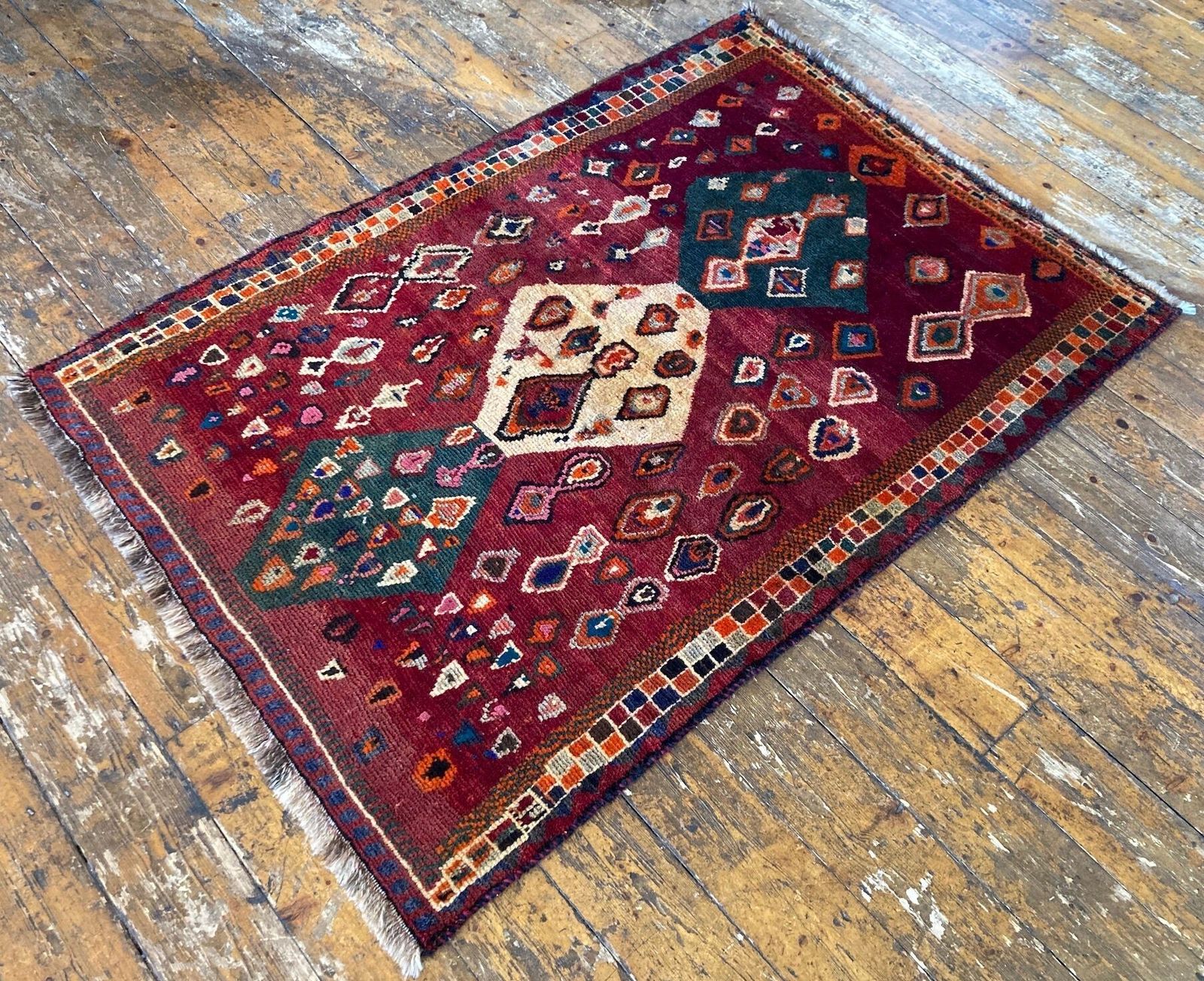 Vintage Gabbeh Rug 1.60m X 1.05m photo 1250.0