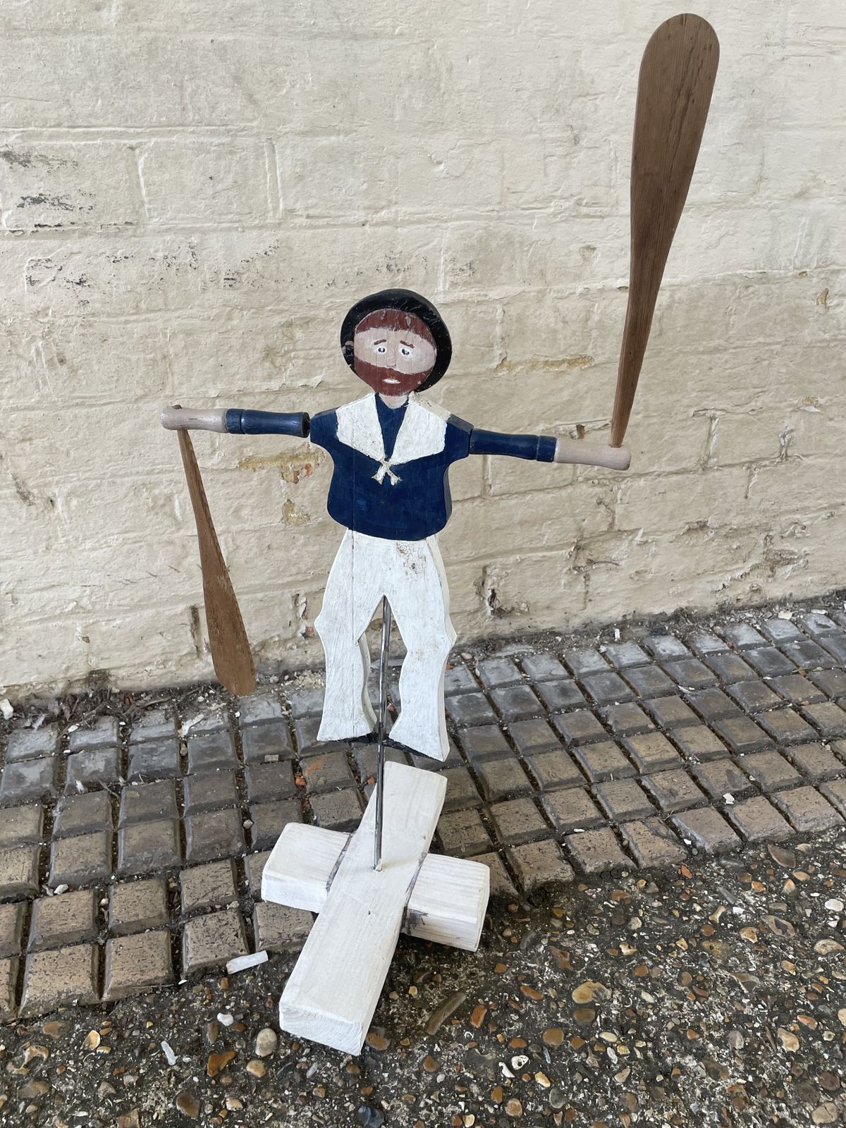 Folk Art Garden Whirligig Windmill  Sailor photo furniture
