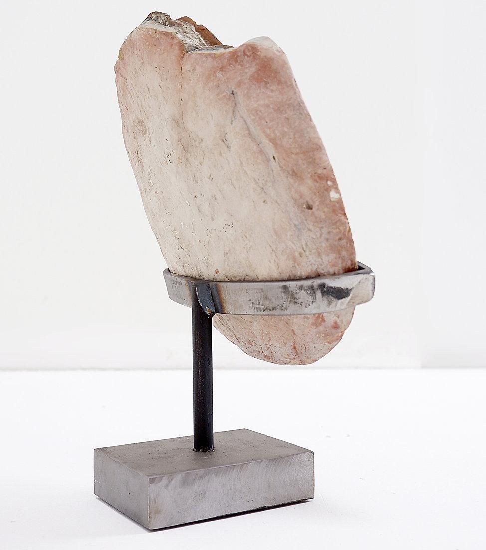 Septarian Nodule Sculpture On Metal Stand, Belgium, 20th Century photo 1016.0