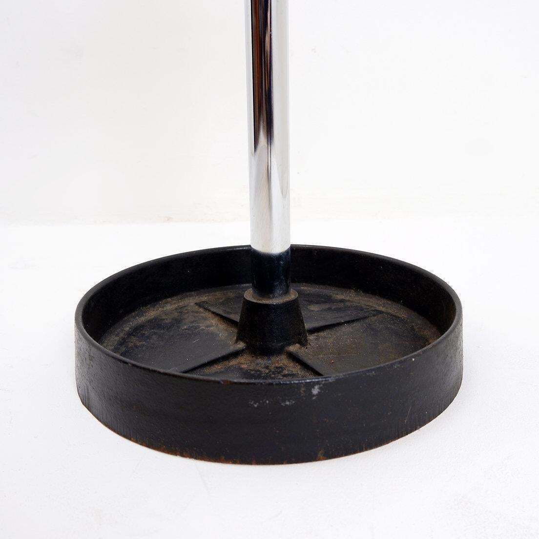 photo furniture Industrial Coat Rack In Chrome In The Style Of Jacques Adnet, 1960s