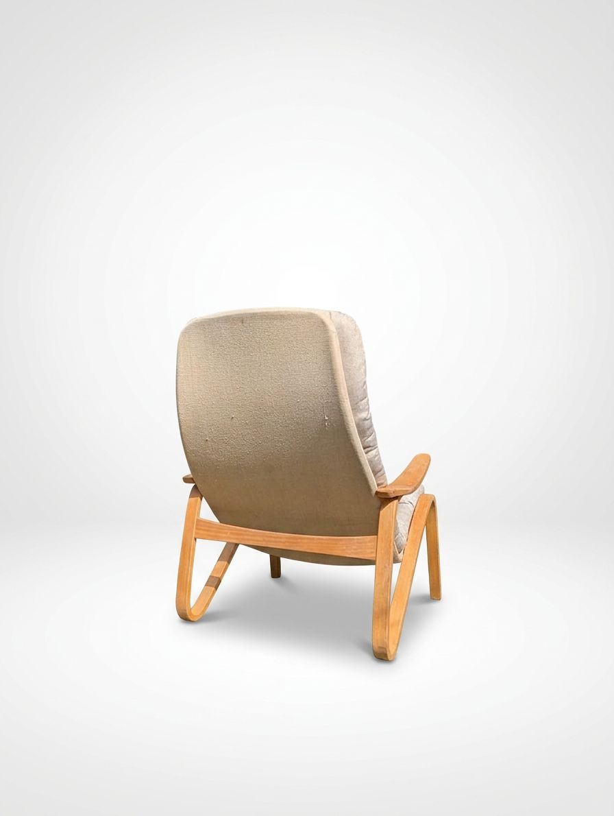 Vintage Swedish “Metro” Lounge Armchair By Sam Larsson For Dux, 1970s, New Upholstery, Mid‑Century Modern (Mcm) photo 895.0