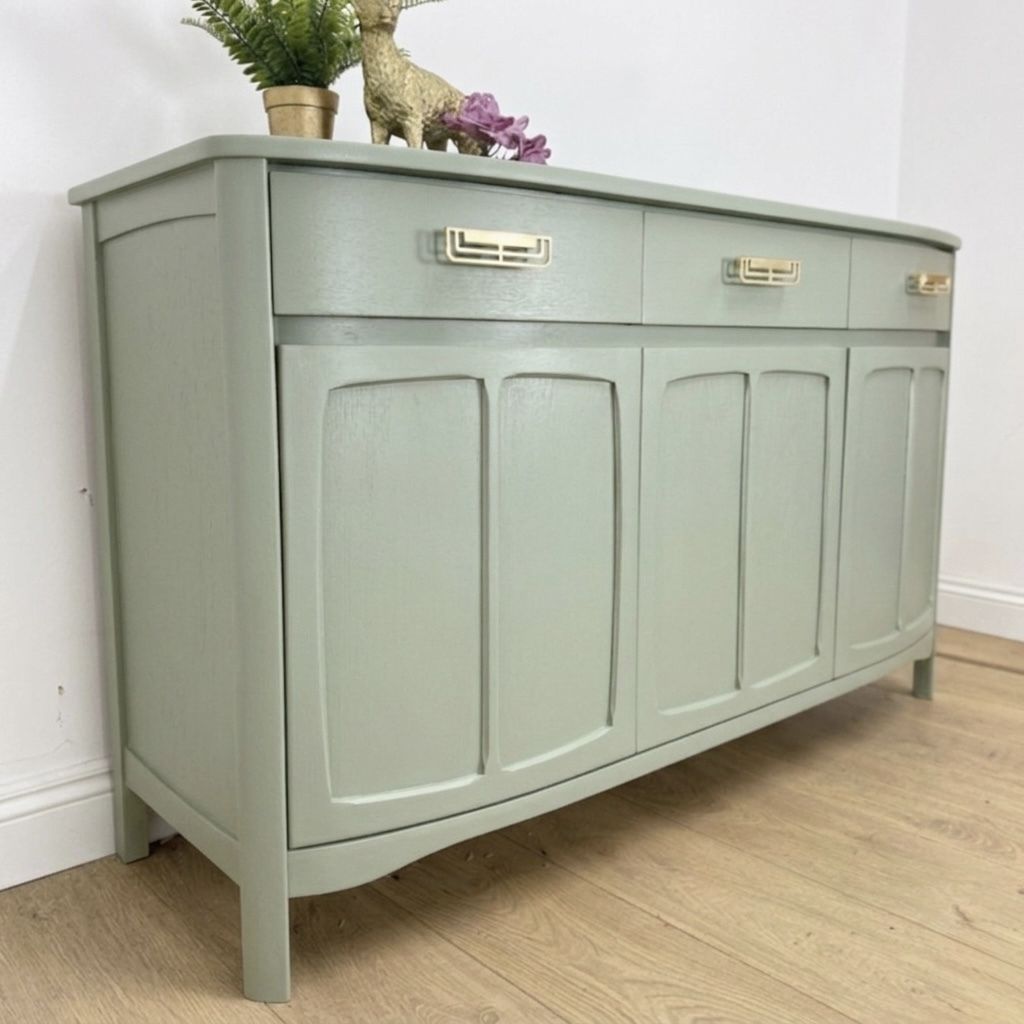 Pale Sage Green Mid Century Nathan Sideboard photo buy