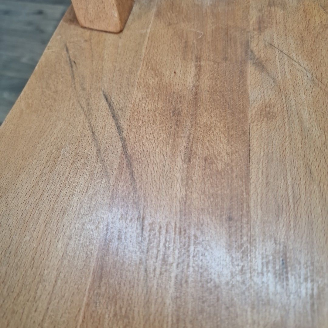 Vintage Wooden Kitchen Chair Spindle Back Farmhouse Country Dining Seat Beech photo vintage