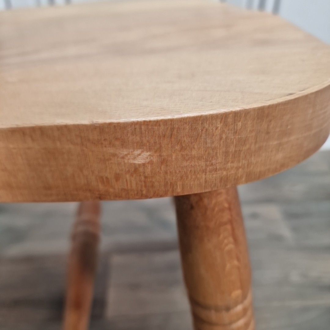 photo vinterior Vintage Wooden Kitchen Chair Spindle Back Farmhouse Country Dining Seat Beech