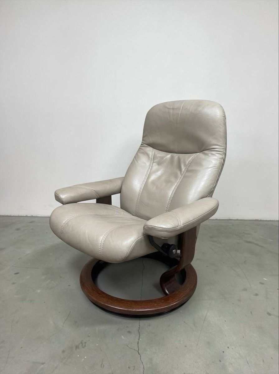 Ekorness  Stressless Reclining Armchair Consul Model Superior Quality photo vintage