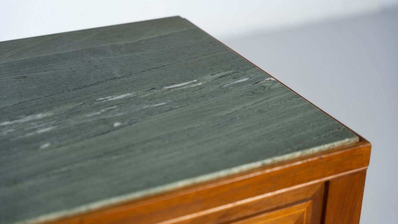Mid Century Sideboard By Paolo Buffa , Wood And Marble , Italy , 1950s photo vinterior