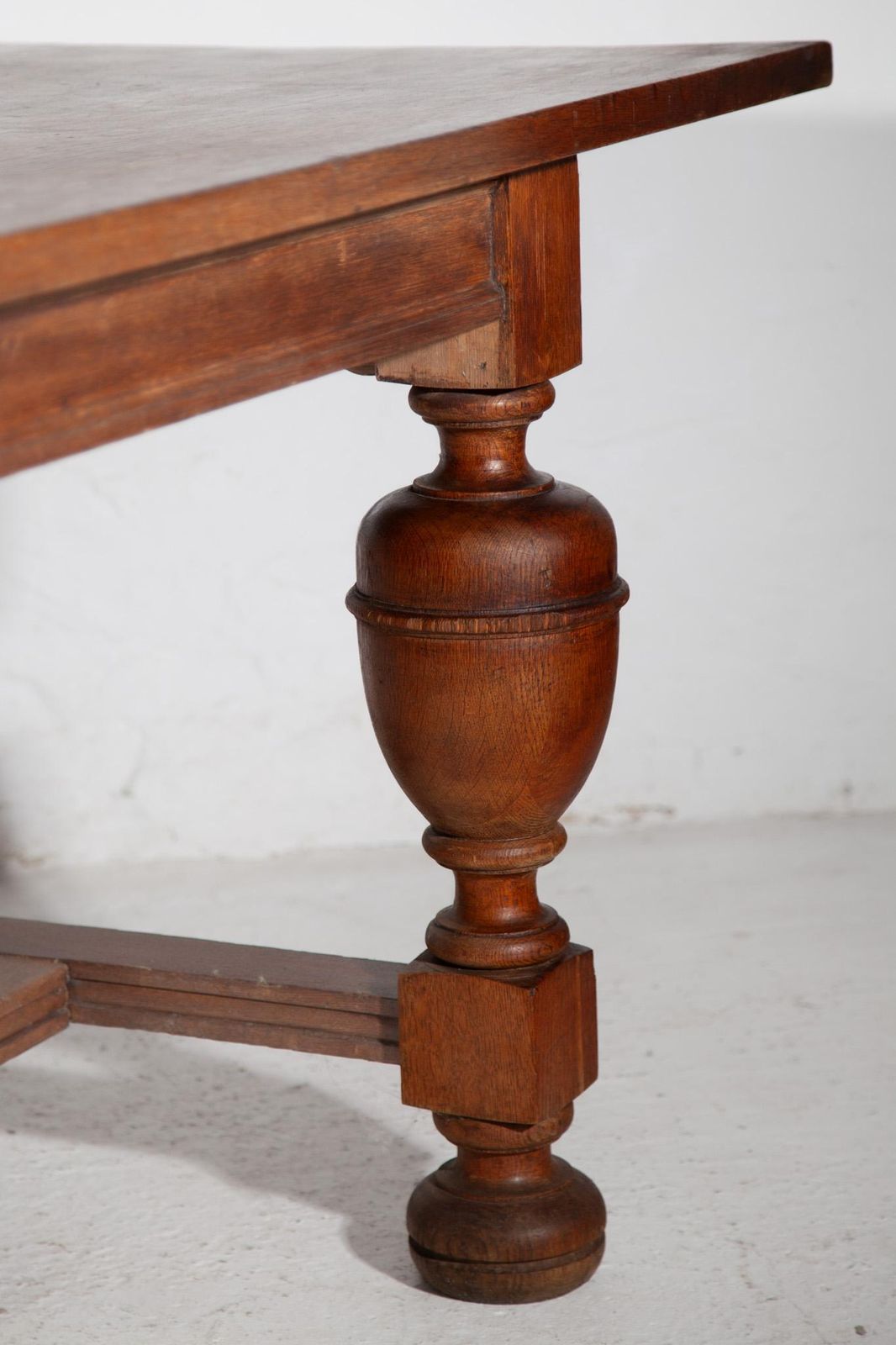 photo furniture 19th Century Hand Crafted Antique Oak Monastery Reading Table, France