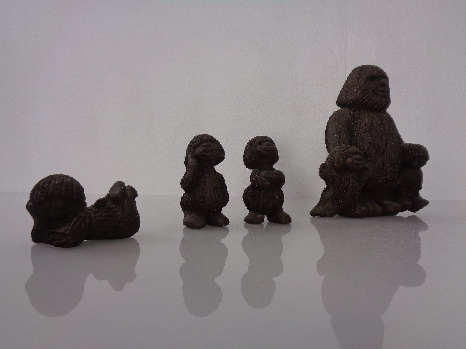 Stoneware Troll Figures From Ramsing, Denmark, 1960s, Set Of 4 photo for sale
