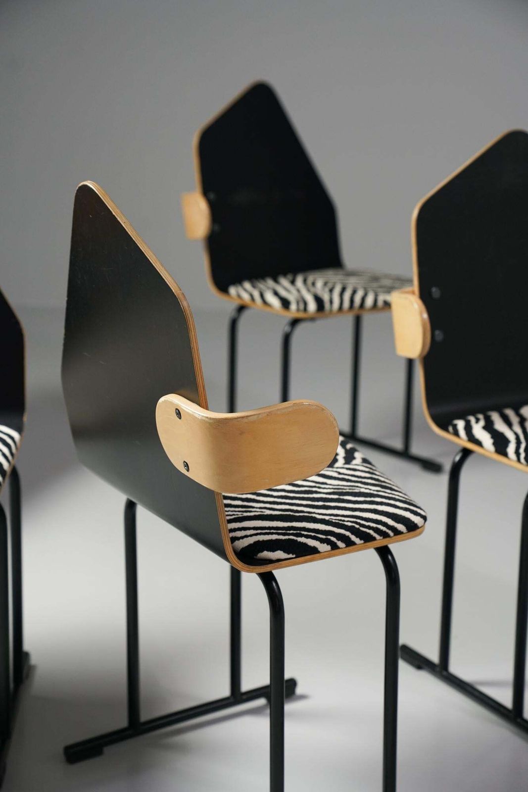 Set Of Six Model "Vino" Chairs, Yrjö Kukkapuro, Avarte, 1980s photo 5741.0