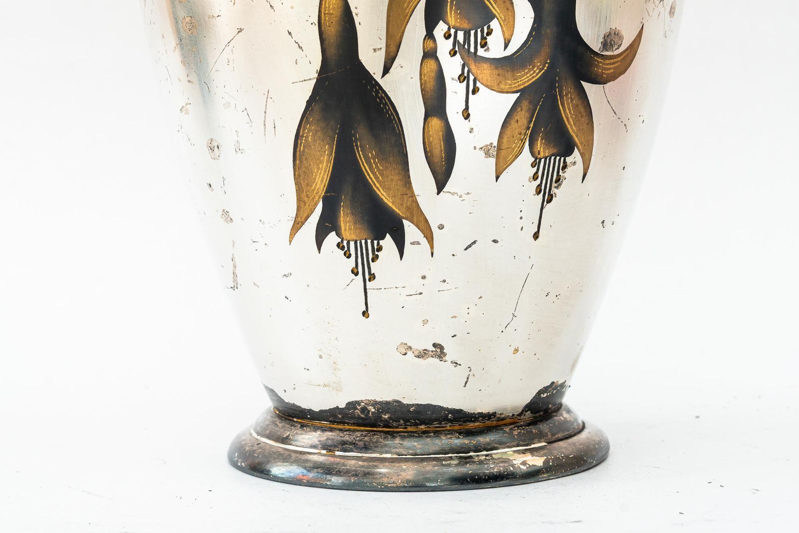 Big Art Deco Silvered Wmf Vase "Ikora" Germany Around 1930s 'Marked' photo 371.0