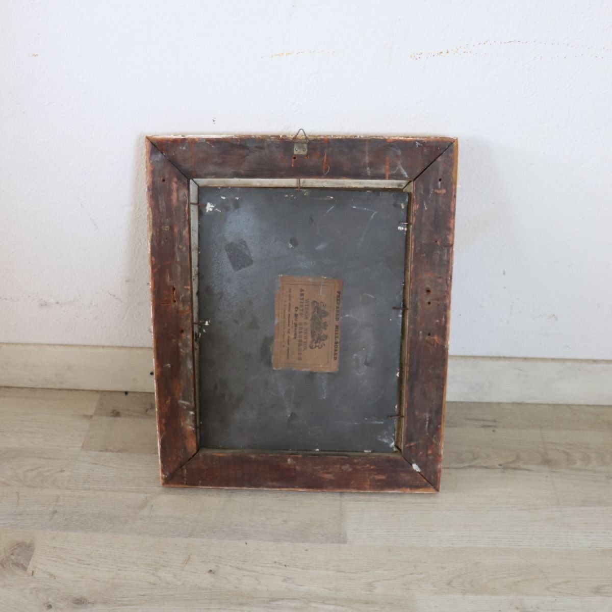 Art Worms Cathedral, Oil Painting On Board, 19th Century, Framed photo