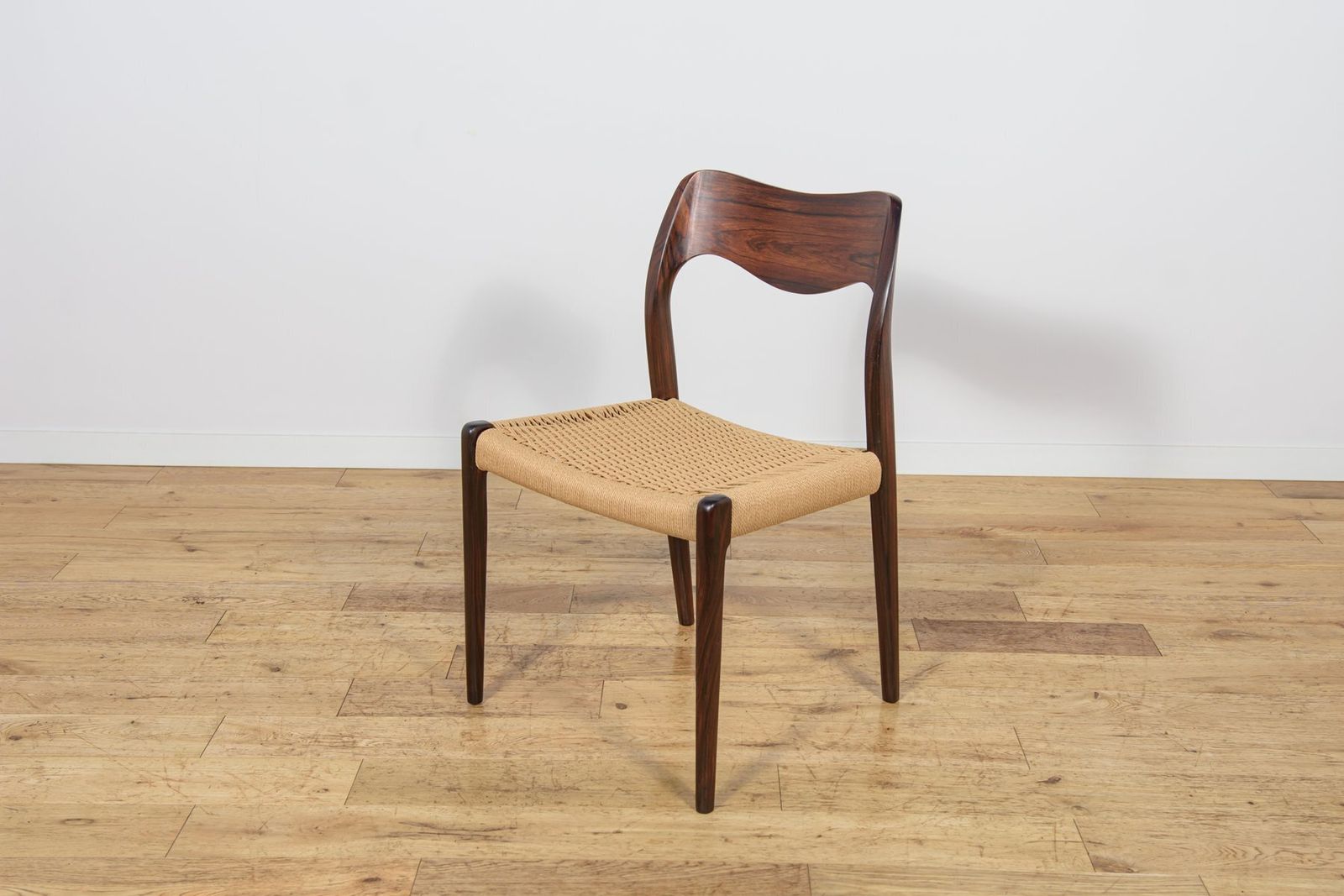 Mid Century Model 71 Dining Chairs In Rosewood By Niels Moller From J.L. Møllers, 1960s, Set Of 4 photo vinterior