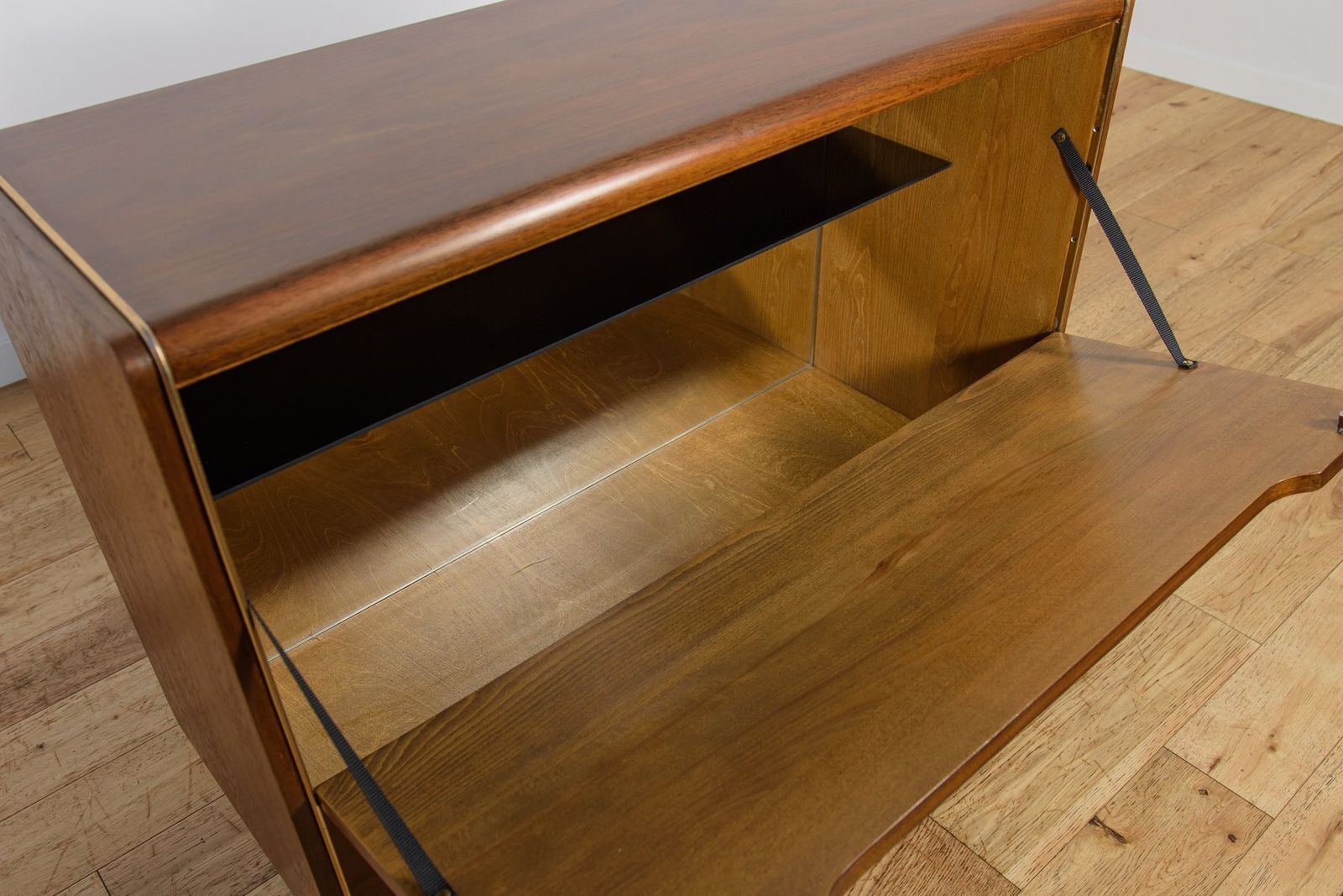 Mid Century Model U391 Bar Cabinet By Bohumil Landsman For Jitona, Former Czechoslovakia, 1960s photo buy