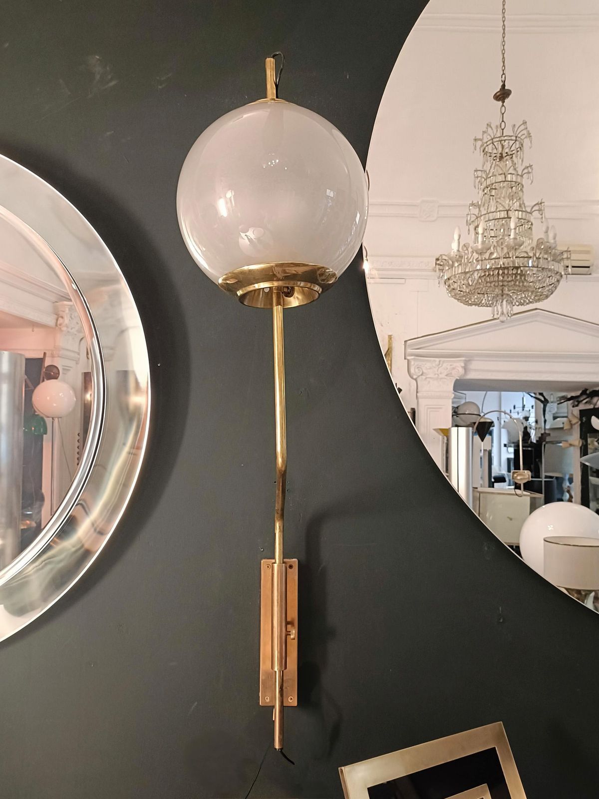 Luigi Caccia Dominioni For Azucena Wall Lamp "Lp11," Italy 1950s photo Lighting