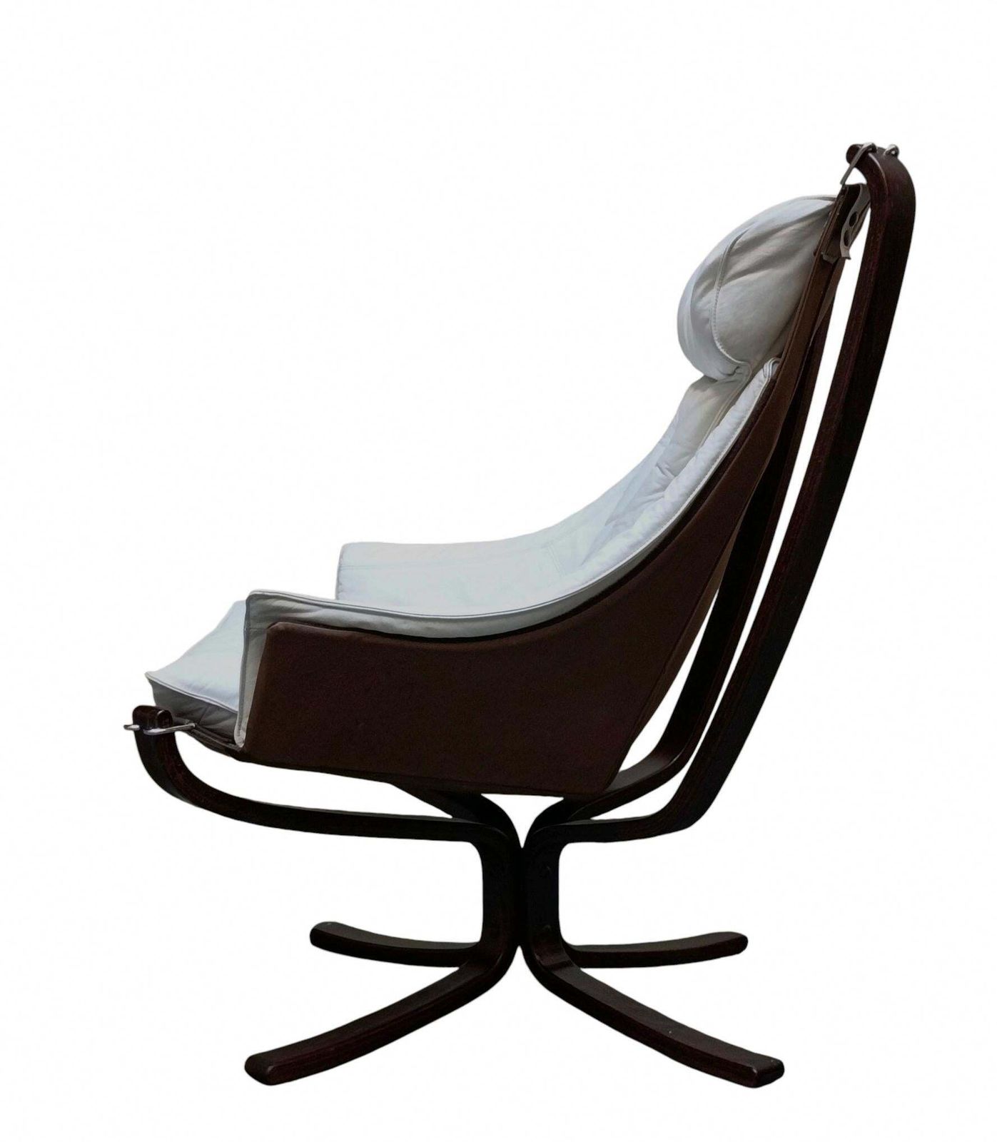 Sigurd Ressell For Vatne Armchair 'Viking,' Leather Poltrona Frau, Norway 1980s photo Furniture