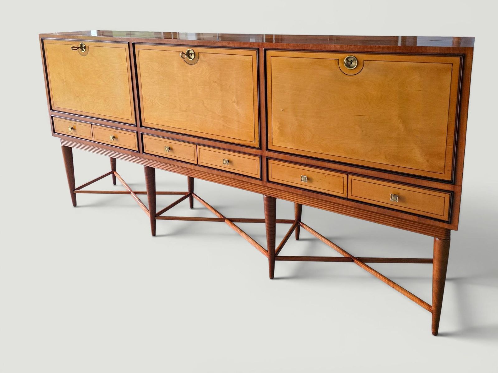 Italian Mid Century Sideboard Or Bar Cabinet , 1950s photo for sale