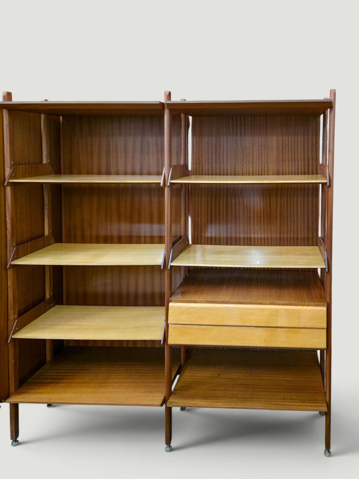 photo buy Italian Wardrobe Bookcase, Modular Wall Unit By Vittorio Dassi, Italy, 1960s