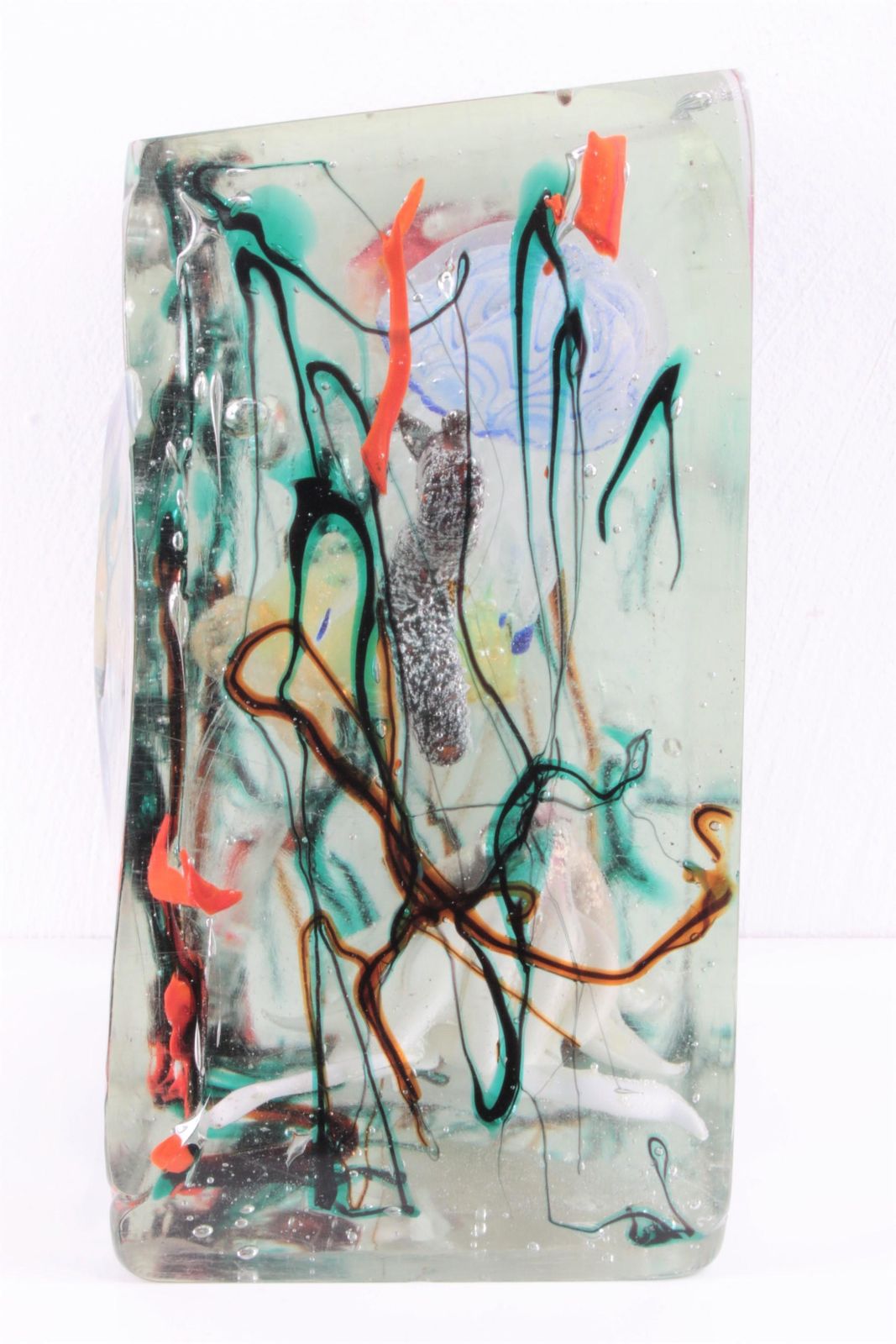 photo vinterior Murano Glass Aquarium Sculpture By Alfredo Barbini, Italy, 1960s