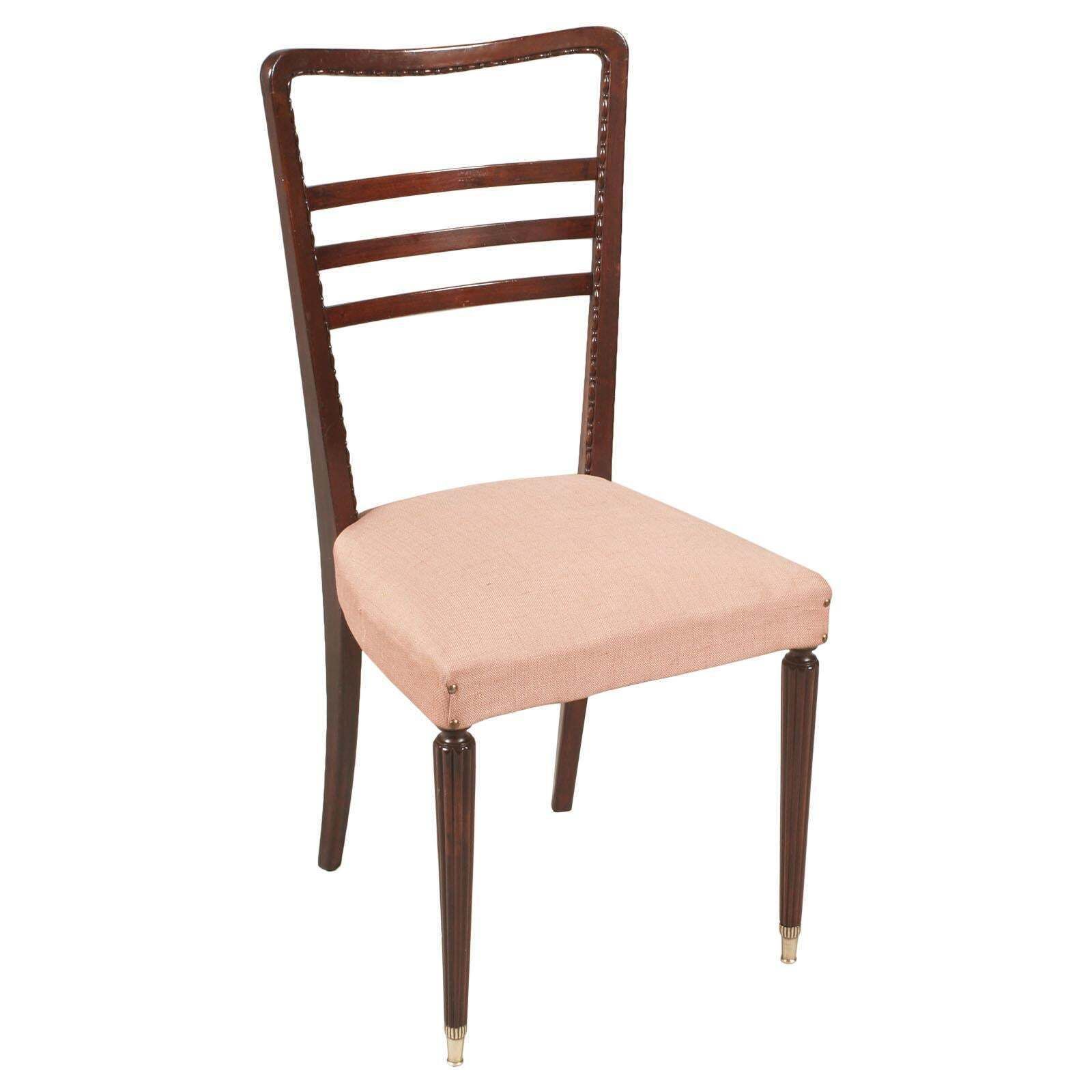 Mid Century Modern Dinner Chairs By Paolo Buffa From Cantù In Mahogany photo furniture
