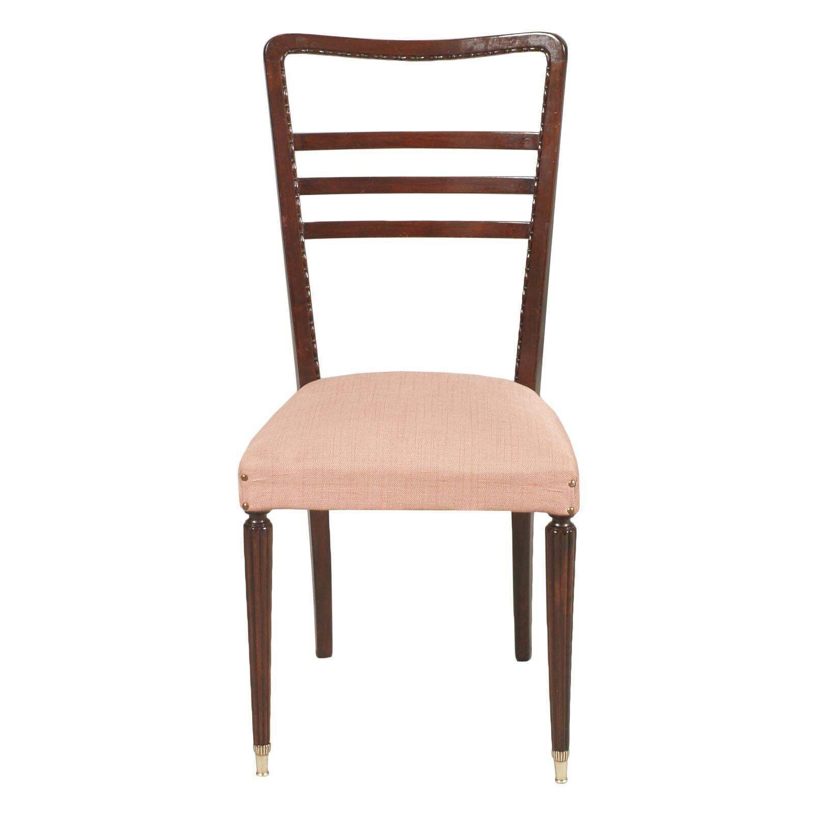 Mid Century Modern Dinner Chairs By Paolo Buffa From Cantù In Mahogany photo Furniture