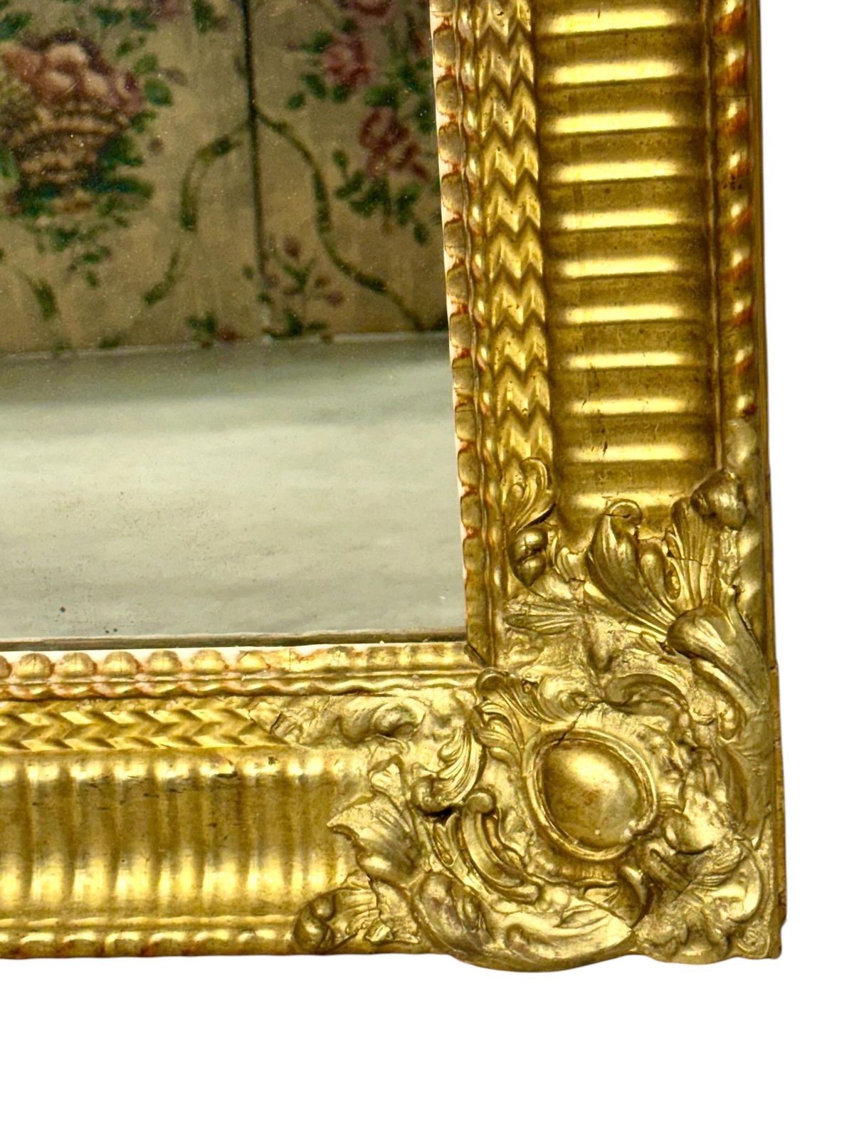 Home Decor 19th Century French Rectangular Giltwood Louis Philippe Mirror photo