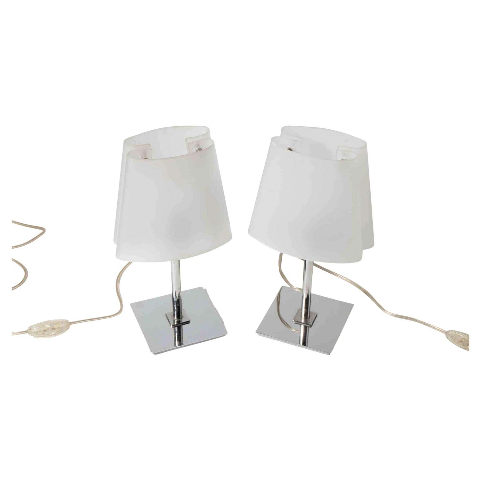 Pair Of Contemporary Italian Table Lamps By Flaver, Italy, 1980s